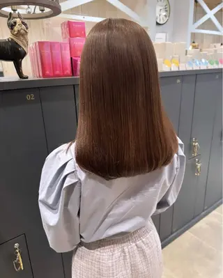 セミロング 細沼 葵のヘアスタイル