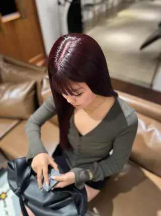 カラー 北沢 伶奈のヘアスタイル