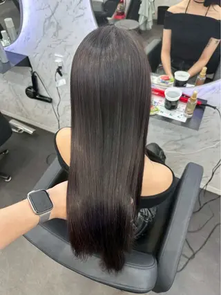 ロング カラー 艶カラー 🇰🇷💎MIUのヘアスタイル