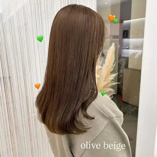 ロング カラー Parve Mix ：森 美遥🩶のヘアスタイル