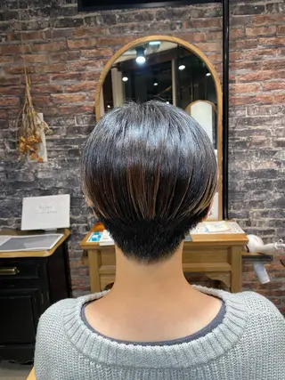 ショート カラー たなか ちあきのヘアスタイル