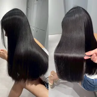 ロング youres hair 髪質改善トリートメント&ヘッドスパ 新宿三丁目店所属・髪質改善/艶髪 韓国レイヤー/えすたのヘアスタイル