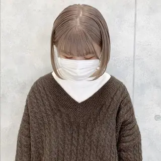 ミディアム 江坂エリア最安値◎ ブリーチ*土田のヘアスタイル