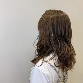 ミディアム カラー ✄個性を生かす✄ 𝒉a𝒓u𝒏aのヘアスタイル