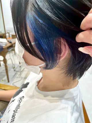 ショート カラー 🫧艶髪矯正🫧 伊原修子のヘアスタイル