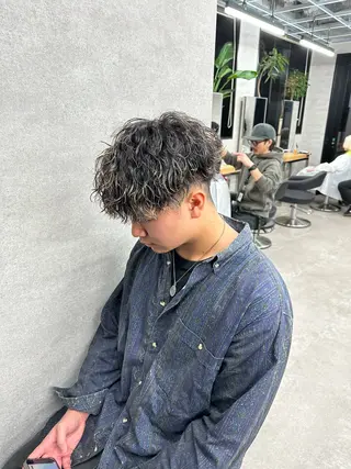 ショート パーマ メンズ 【メンズ特化】 笹目純のヘアスタイル