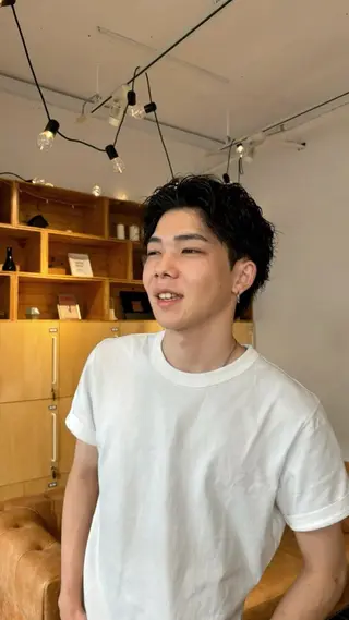 ショート パーマ メンズ EARTH三鷹 KOKOROのヘアスタイル