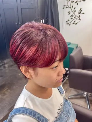 ショート カラー nail＆eyelash　unjour所属・Unjour Kanaのヘアスタイル