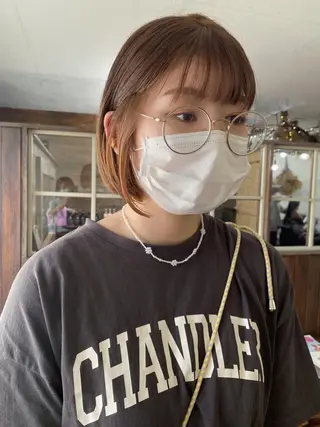 カラー 艶カラー🫧 MOMOYOのヘアスタイル