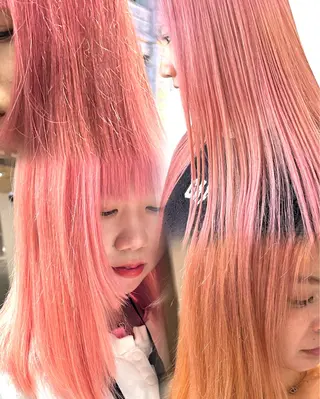 ミディアム カラー ✨ブリーチ特化✨ 💚Acchon💚のヘアスタイル