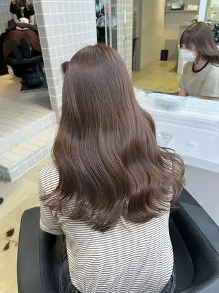セミロング レイヤー/韓国❣️ 髪質改善/亘紘輝のヘアスタイル