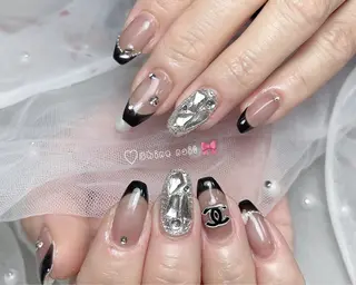 ネイル 〜Shine Nail〜【サイナネイル】パラジェル／ 長さだし／持ち込み／ワンホン／フィルイン所属・サイナ🎀 長さだし&デザインのネイルデザイン