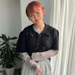 ショート カラー ハイトーン/心斎橋/ honomiのヘアスタイル