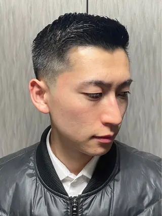 ショート メンズ プレミアムバーバー赤坂所属・野川 純麗のヘアスタイル