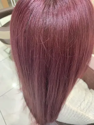 セミロング カラー メンズパーマモデル 募集中店長　伊熊祐紀のヘアスタイル