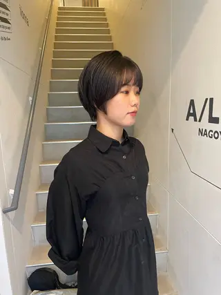 ショート A/LEE所属・久保田 千尋のヘアスタイル