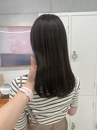 ロング カラー 透明感カラーと映画 美容師/yujiのヘアスタイル