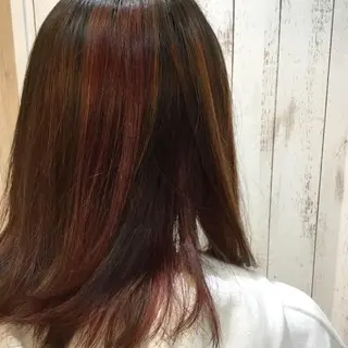 ミディアム カラー embrace エンブレイスのヘアスタイル