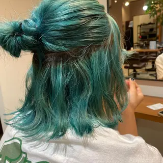 ミディアム カラー 🌐👽フクイ キララ🌎💎のヘアスタイル