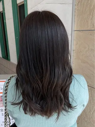 ロング カラー 透明感カラー/ アレンジ/篠崎渚彩のヘアスタイル