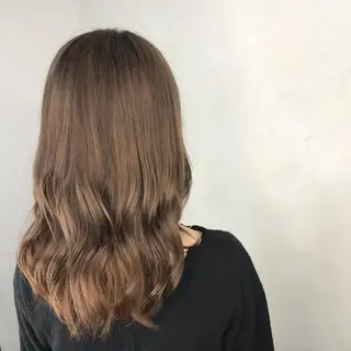 セミロング カラー 飯塚 青空のヘアスタイル