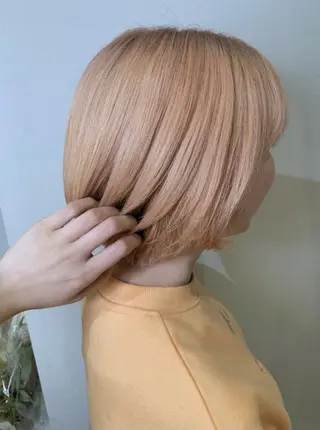 ショート カラー ﾖｼﾅｶﾞﾏﾕ🦕 髪質改善艶カラーのヘアスタイル