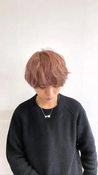 カラー メンズ 🔷ダブルカラーハイ トーン🔷櫻井走のヘアスタイル