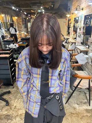 ロング カラー クキノケイカ /暖色カラーのヘアスタイル