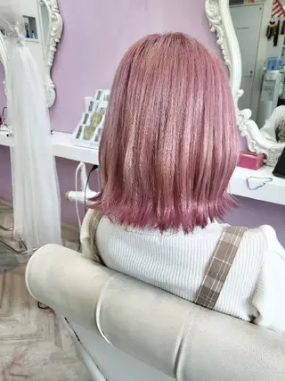 ミディアム カラー ヘアアレンジ ナカシマ  アユミのヘアスタイル