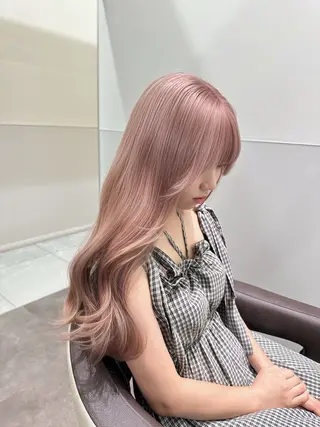 ロング 竹内 玲飛のヘアスタイル