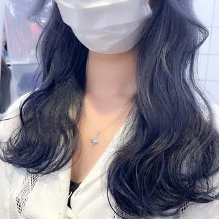 ロング カラー パーマ ヘアアレンジ メンズ キッズ ネイル マツエク・マツパ 🎀愛されモテヘア♡ 梅澤夏基🎀のヘアスタイル