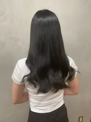 セミロング カラー 🌙米谷 拓海のヘアスタイル