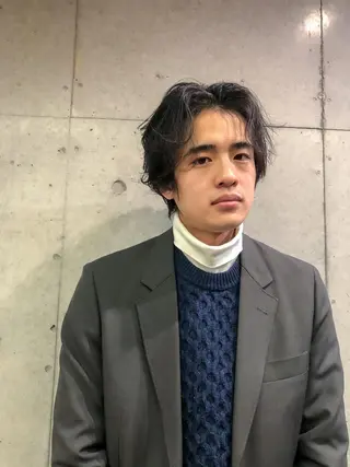 ショート パーマ メンズ rii-🩰 トレンド韓国ヘアのヘアスタイル