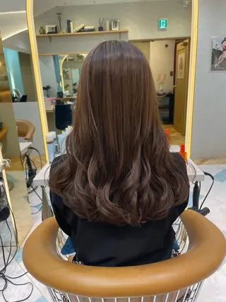 ロング カラー 産休中2026.4月 復帰予定/野崎華代のヘアスタイル