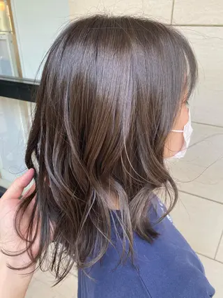 ミディアム カラー 🌟縮毛矯正/ 髪質改善/髙橋🌟のヘアスタイル