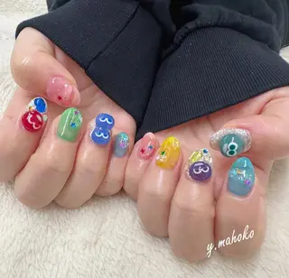 ネイル She nail studio 原宿所属・パラジェル有/ スカルプ/mahoのネイルデザイン