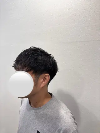 メンズ 岡山メンズパーマ 白神珠梨のヘアスタイル