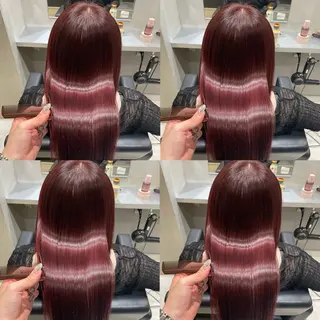セミロング 髪質改善×透明感× 艶髪🥀HIYORIのヘアスタイル