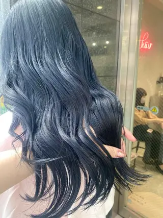 ロング カラー ヘアアレンジ ♡韓国風ヘア 🐈♡MIHOのヘアスタイル