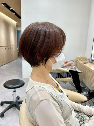 ショート Lond profil 浦和所属・【似合わせ・レイヤー ・パーマ】海気のヘアスタイル