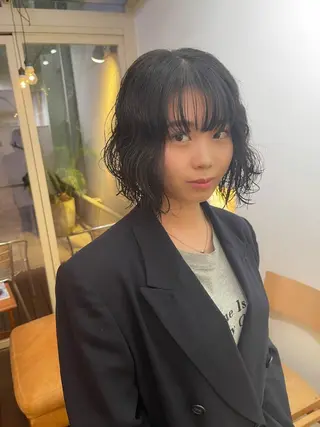 ショート カラー パーマ メイクス表参道所属・ショート/ボブ 矢野湧也のヘアスタイル