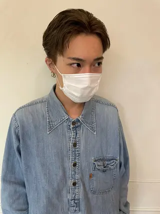 カラー メンズ アオキ リノのヘアスタイル