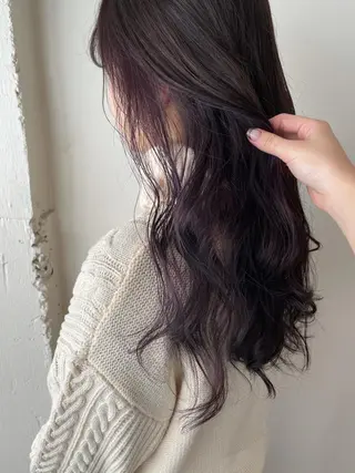 ロング カラー 安藤 佑衣のヘアスタイル