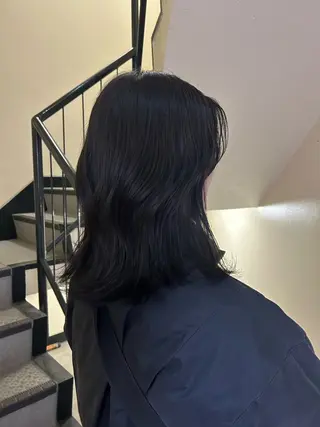 セミロング カラー ヘアアレンジ ☕️結【suii.】 ボブ/ヘアセット☕️のヘアスタイル