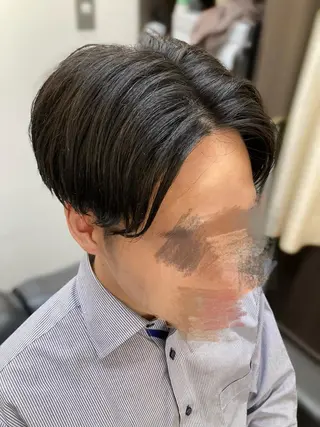 ショート メンズ 徒歩3分ビジネスマン カット👦🏻うしだのヘアスタイル