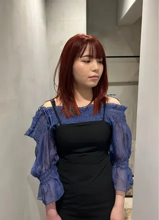 ミディアム カラー ロエ平尾山荘所属・大人ショート/メンズ /平尾/薬院/綜一郎のヘアスタイル