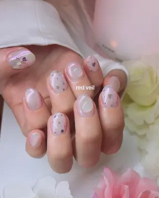 ショート ネイル 長さ出し専門 nynaのネイルデザイン