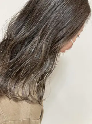 セミロング カラー ヘアアレンジ 【Sweep】おじま のぞみのヘアスタイル