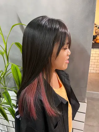 ミディアム カラー 韓国系/ダブルカラー /トグチリンカのヘアスタイル