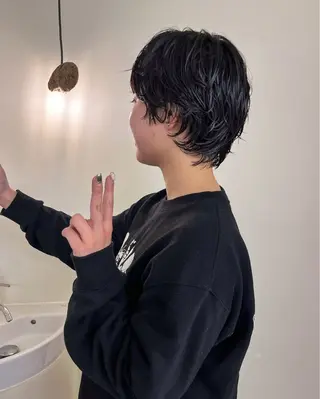 ショート メンズハイトーン/栄 /イトウタケルのヘアスタイル